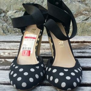 Polka Dotted Wedges by Report