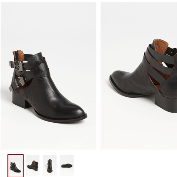 New jeffery campbell black everly bootie size 5.5