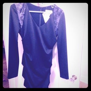 Nicole Miller Artelier Ruched Sequin dress