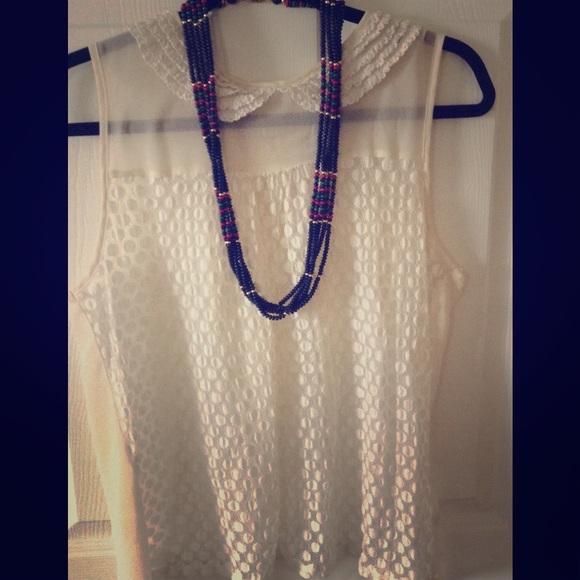 Forever 21 ivory blouse*BUNDLE*