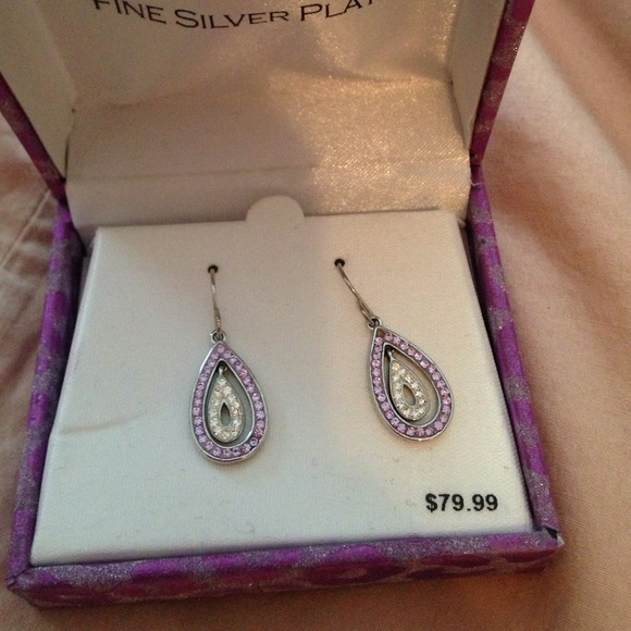 Silver plated earrings