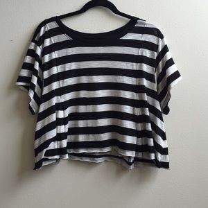 Striped crop top