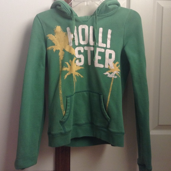 Green Hollister hoodie