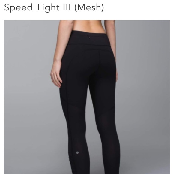 Speed tight 3 (mesh) lulu lemon running pants