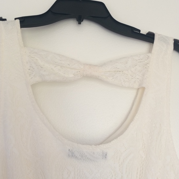 High-low Imaginary Voyage Cream Dress - Picture 2 of 2