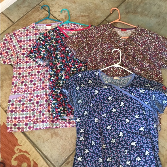 Scrub tops bundle