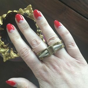 Pamela Love Jewelry - Pamela Love Paramount Double Finger Ring Pamela Love Jewelry - Pamela Love Paramount Double Finger Ring