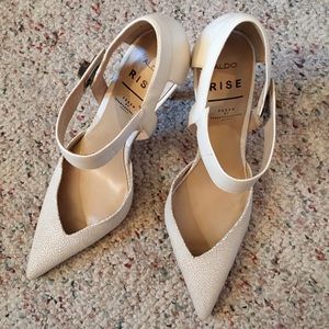 Aldo ankle-strap heels, size 10