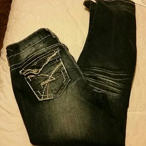 Amethyst dark straight leg jeans