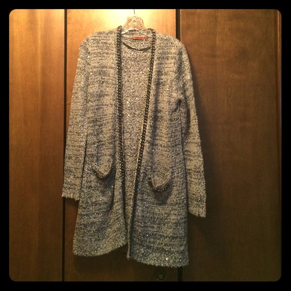 Long silver/grey Belldini sweater