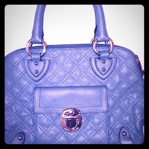 Marc Jacobs Elise Quilted Leather Handbag in blue