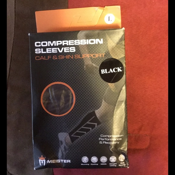 Compression sleeves for calf and shin support