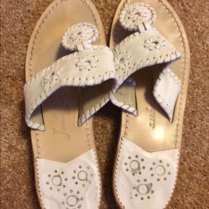 Jack Rogers White sandals