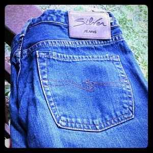Silver Capri Jeans sz 28
