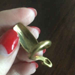 Bijules NYC Jewelry - Bijules NYC Gold Vermeil Nail Ring Bijules NYC Jewelry - Bijules NYC Gold Vermeil Nail Ring