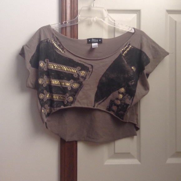 Off the shoulder crop top