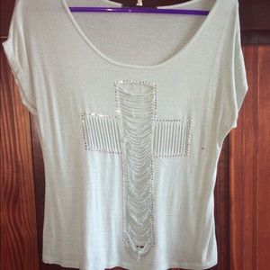 Short Sleeve Cross Top