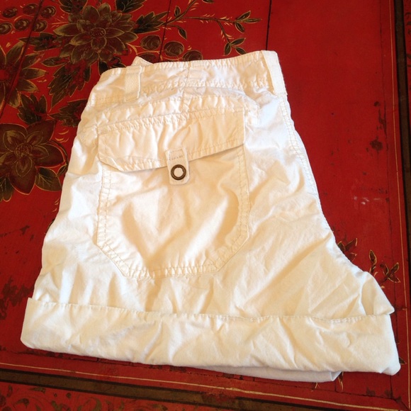 Cream colored shorts