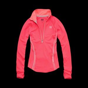 A&F active 1/4 zip pullover