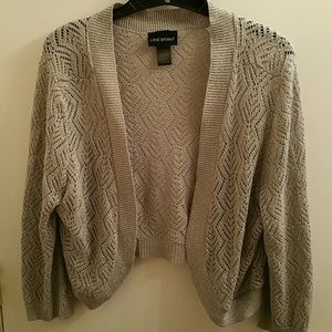 Silver/grey shrug