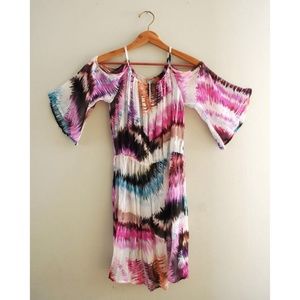 Anthropologie Pinkerton Flowy Cut Out Dress