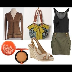 Banana Republic Beige Espadrille Wedges Size 10