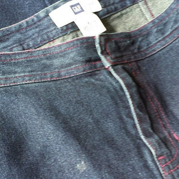 Gap denim skirt with flowers - Picture 4 of 4