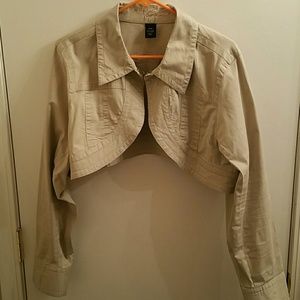 Khaki Bolero style shrug