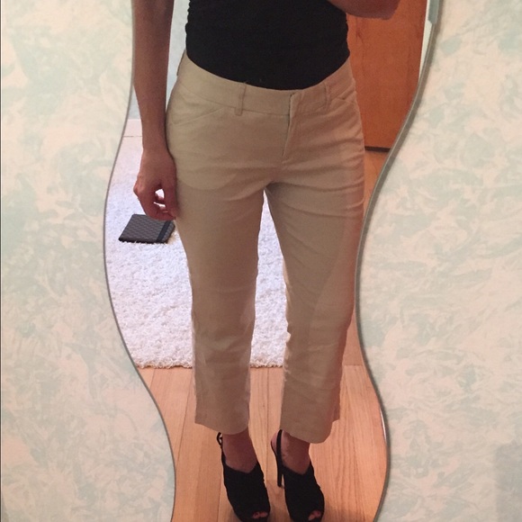 Express Pants - Express crop Editor pants sz 2 fits like 4 beige