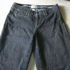 WHBM Black Washed Denim Trouser