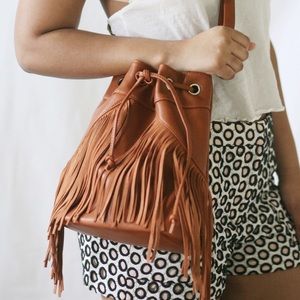 Bucket fringe bag!