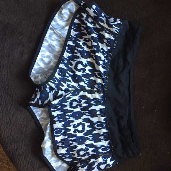 Blue and Black Shorts