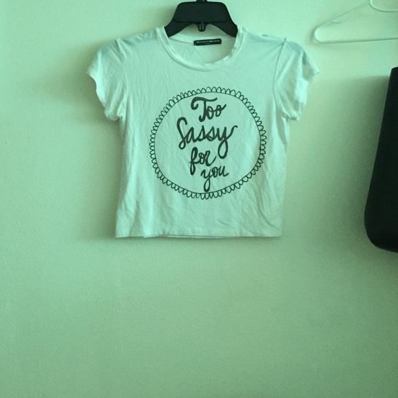 To sassy for you bandy melville top