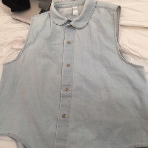 American apparel denim shirt