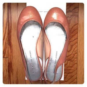 Authentic Marc Jacobs Pink slingback flats size 8