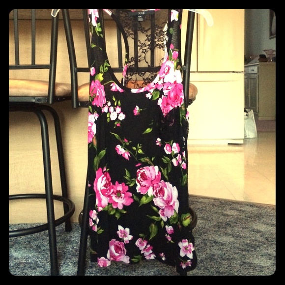 NWOT Forever 21 Pink Rose Lace-back Tank - Picture 1 of 2