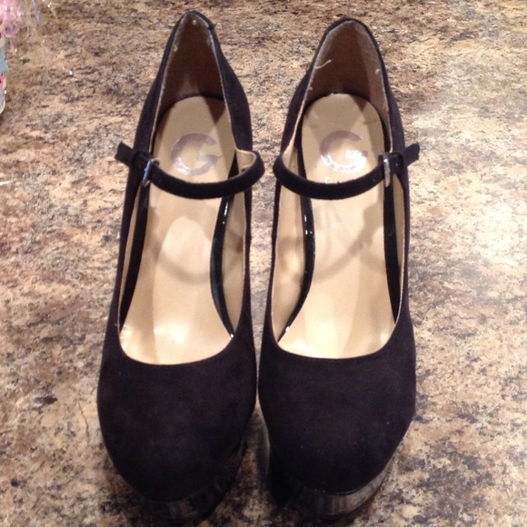 Guess Shoes - Black Suede/Paton Leather Hill
