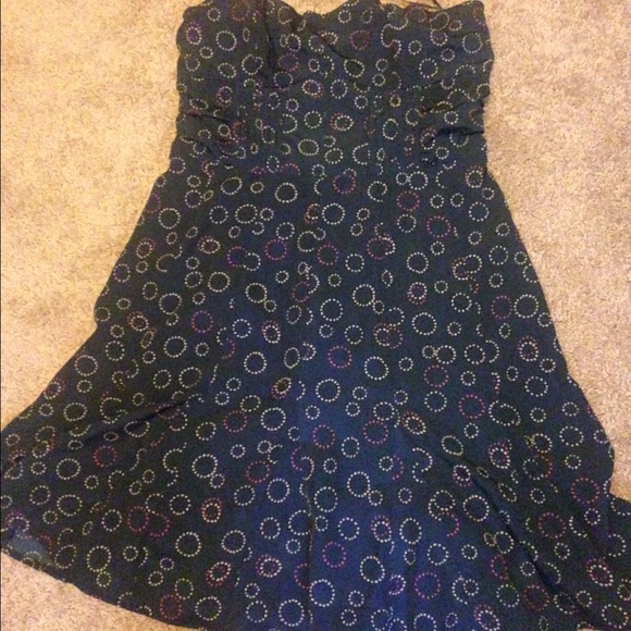 Navy blue summer dress