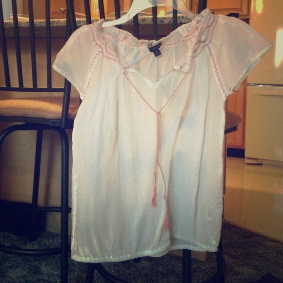 NWT American Eagle White Top - Picture 1 of 1