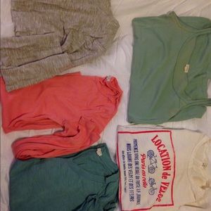 5 jcrew cotton shirts