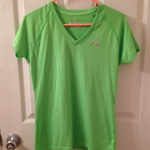 Green UA shirt