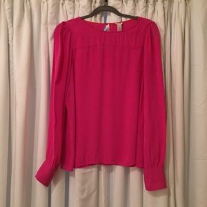 J Crew Pink Blouse