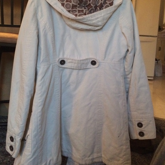 Billabong Cream Winter Coat - Picture 3 of 3