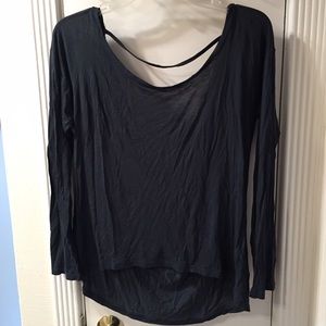 Long Sleeve Hi-Lo Knit Top