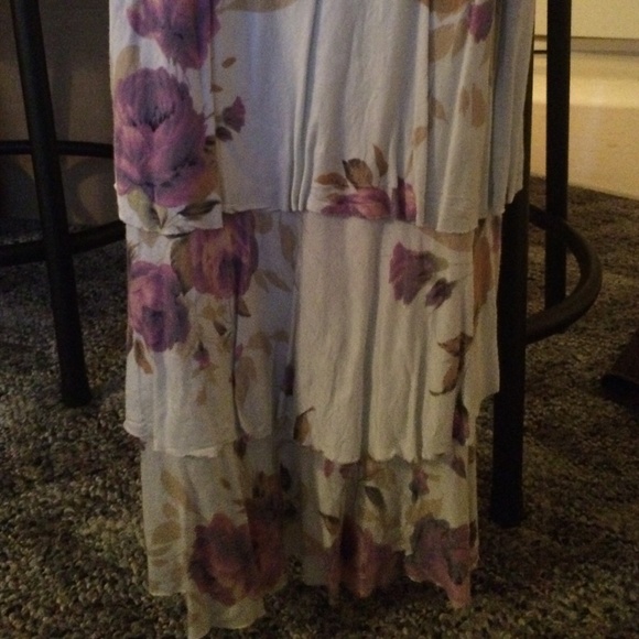 Vanilla Bay Blue Tiered Tank - Picture 2 of 3