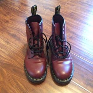 Burgundy Authentic Dr. Martens