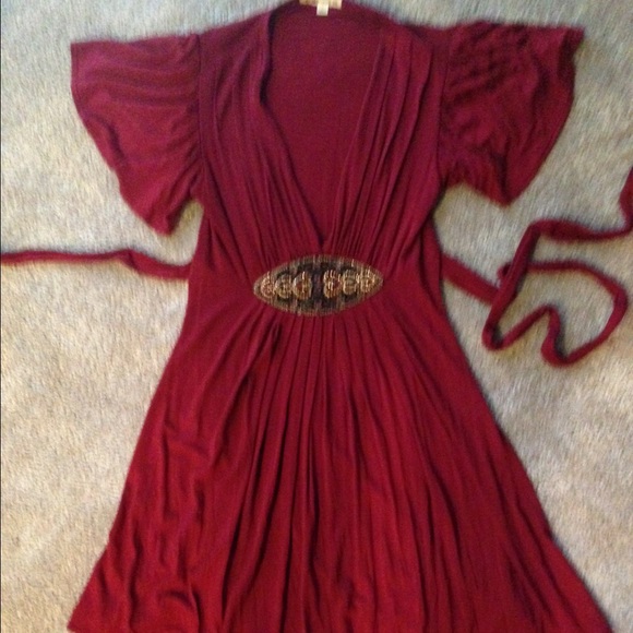 Burgundy top by Forever - Picture 1 of 3