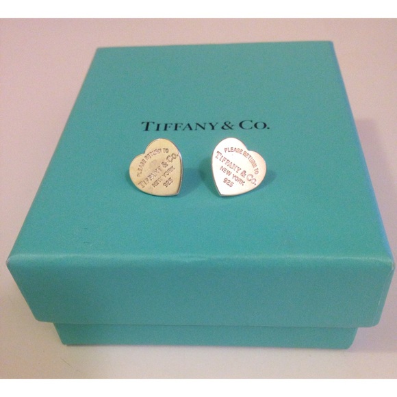 Tiffany & Co. Jewelry - Tiffany & Co. Mini Heart Tag Earrings