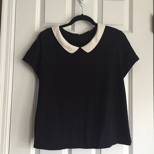 h&m peter pan collar