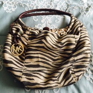 Authentic Michael Kors Canvas Handbag